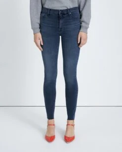 7 For All Mankind Slim Illusion High Waist Ankle Skinny In Alleyway -Mod Cloth Store 04d04961ad49319c26e26bc0637a90fa