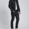 7 For All Mankind Coated Trucker Jacket In Black -Mod Cloth Store 09be159add7e72c21ff9ef219564e4fb