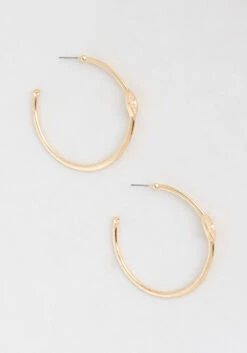 No Brand Eye See Everything Hoop Earring