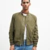 7 For All Mankind Tech Bomber Jacket In Military Green -Mod Cloth Store 29986a17052460ea74064242e881baa7
