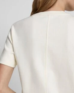 7 For All Mankind Everyday Crew Neck Tee In Antique White -Mod Cloth Store 3397f123ee97945c2046db4087198fc2