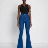 7 For All Mankind No Filter Ultra High Rise Skinny Flare In Aquamarine -Mod Cloth Store 37c6d3caee5b6f9a4d713c5d06e87f3d