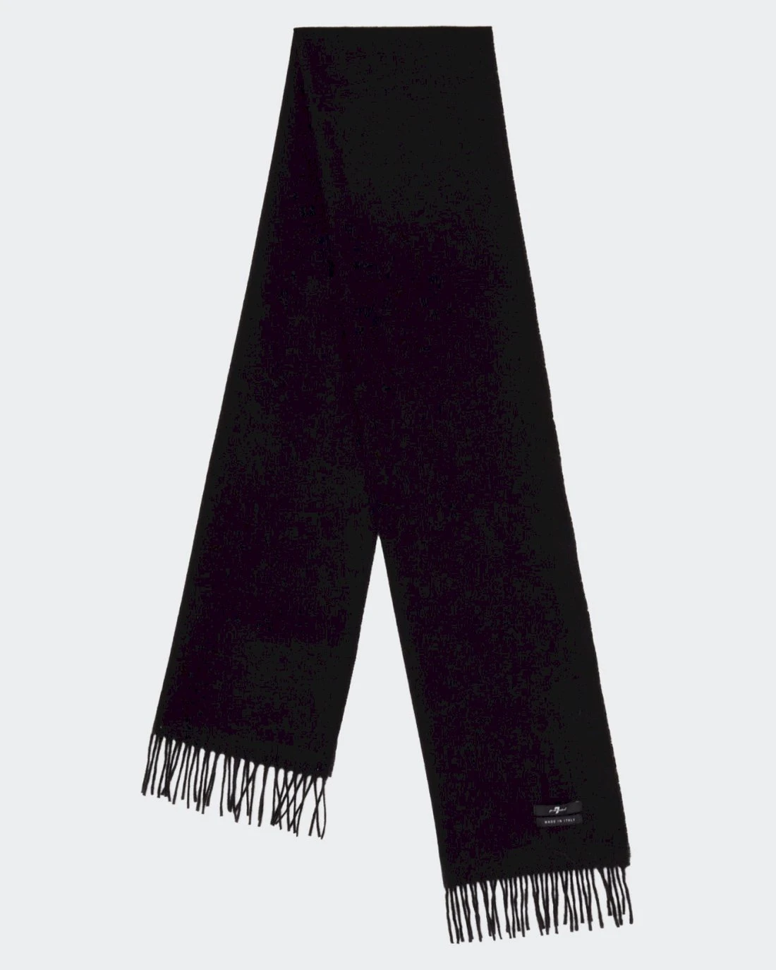 7 For All Mankind Cashmere Blend Scarf In Black 3 7 For All Mankind Cashmere Blend Scarf In Black