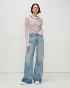 7 For All Mankind Ultra High Rise Jo In Glory Blue Rigid