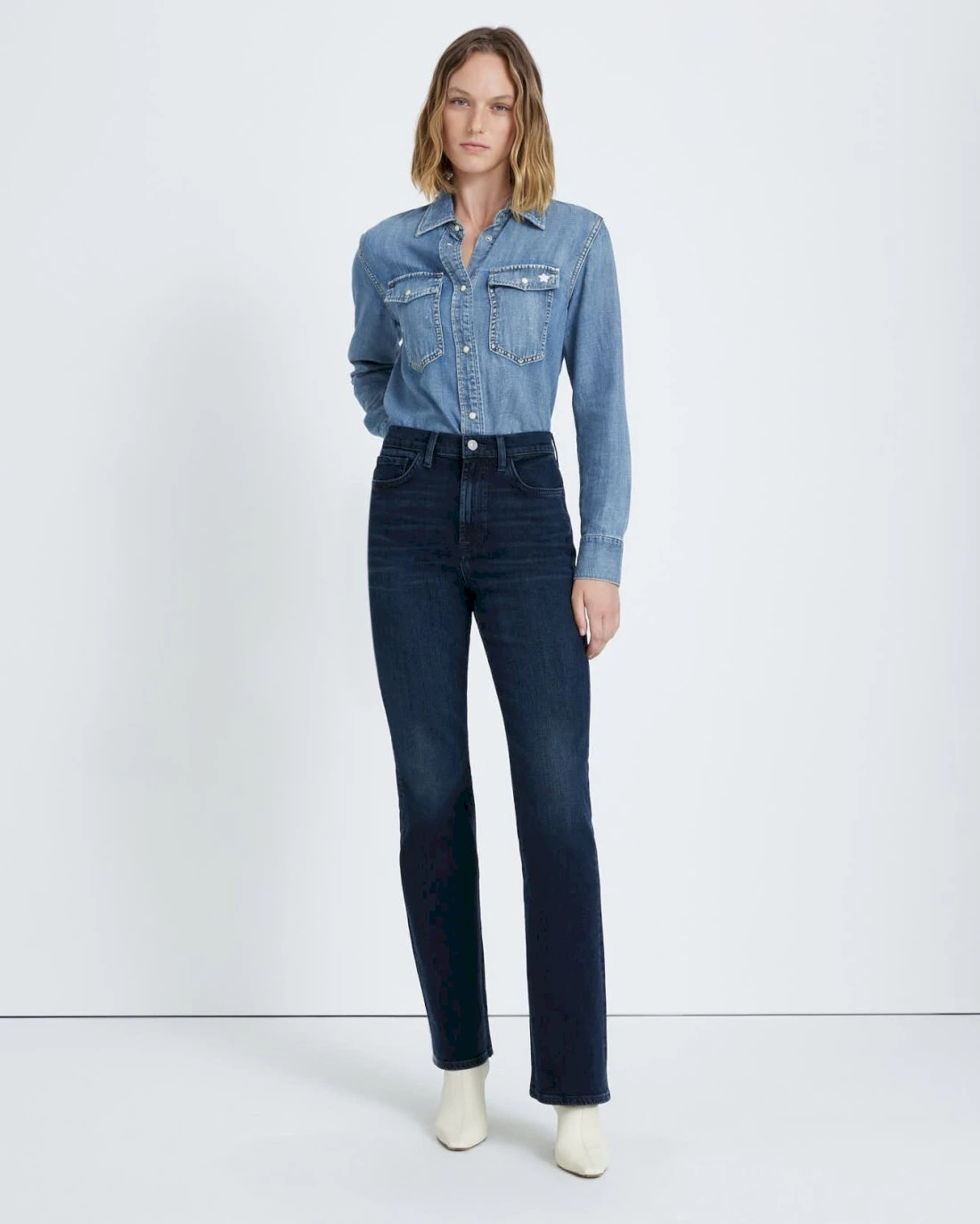 7 For All Mankind Easy Boot In Sunbeam 3 7 For All Mankind Easy Boot In Sunbeam