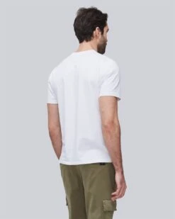 7 For All Mankind Luxe Performance Tee In White -Mod Cloth Store 4d6fcc5ace731ffa79645372c0cf759c