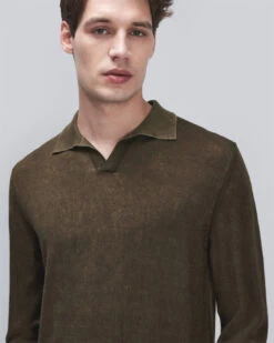 7 For All Mankind Merino Polo In Forest -Mod Cloth Store 51435f5333afa3bfafa45390bd2e3bc7