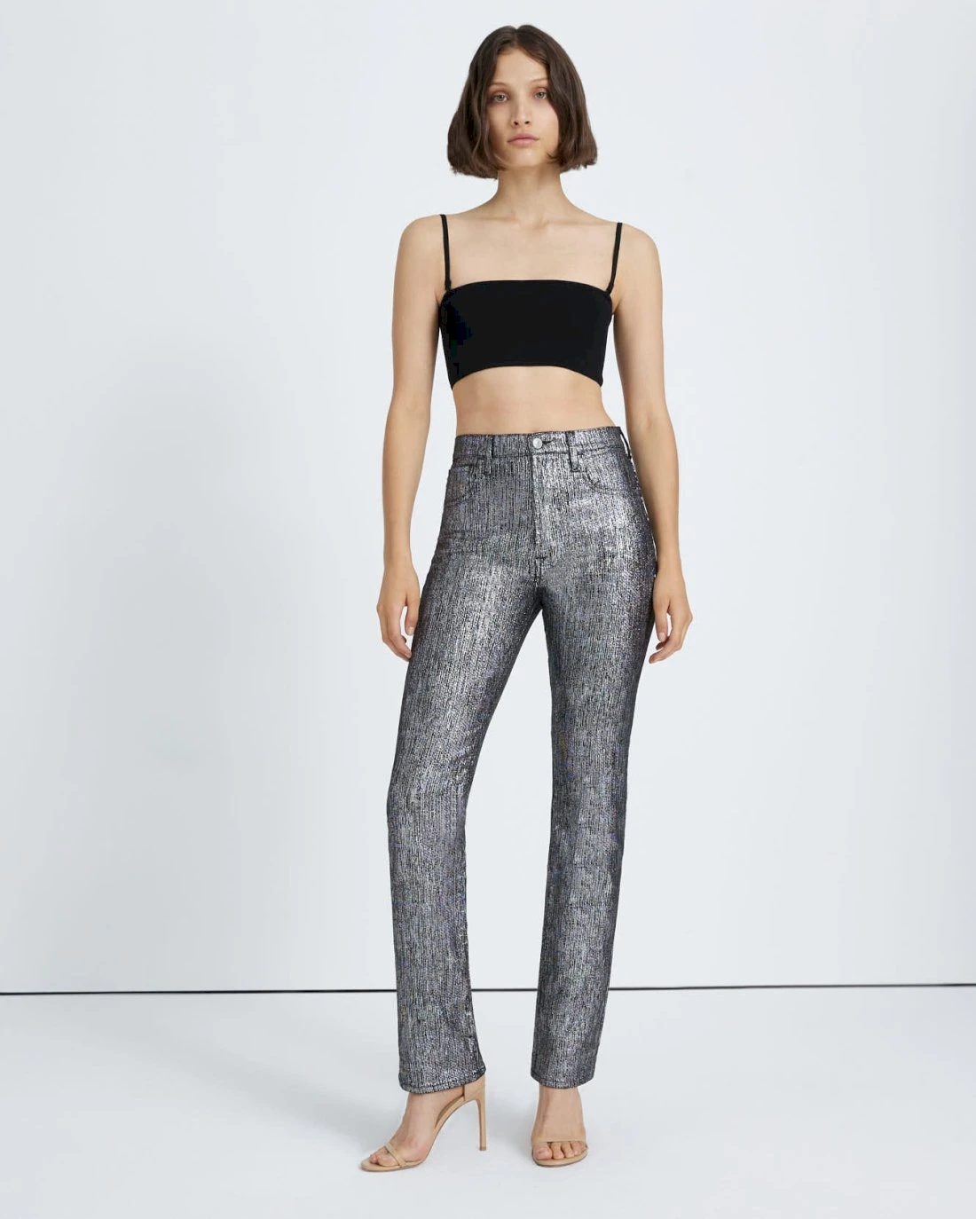 7 For All Mankind Easy Slim In Foil Dots 3 7 For All Mankind Easy Slim In Foil Dots