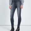 7 For All Mankind B(air) High Waist Ankle Skinny In Grey