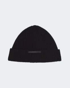 7 For All Mankind Cashmere Blend Beanie In Black