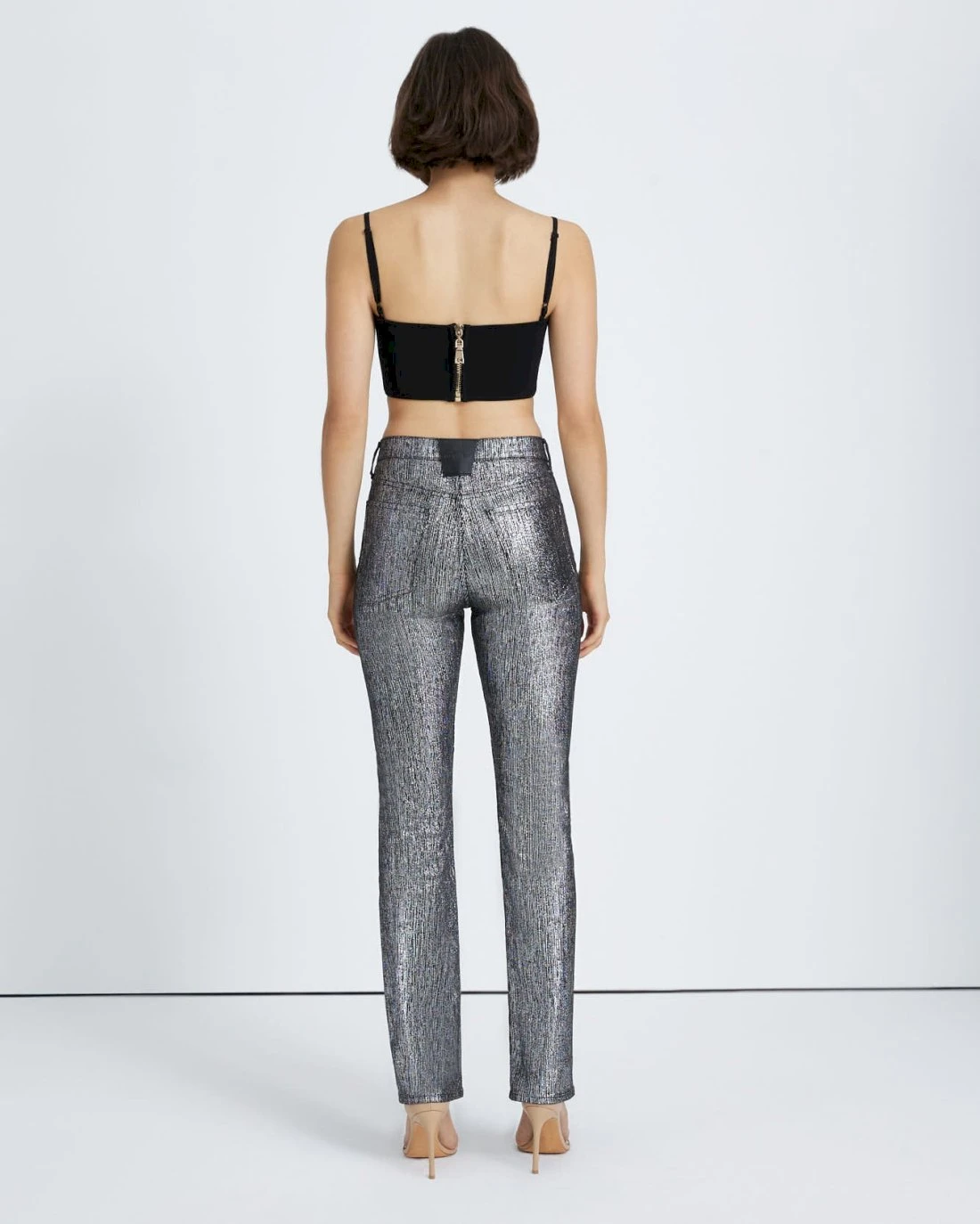 7 For All Mankind Easy Slim In Foil Dots 6 7 For All Mankind Easy Slim In Foil Dots - Image 4