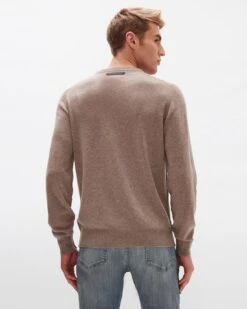 7 For All Mankind Cashmere Crew In Taupe -Mod Cloth Store 783f946d9aa653b9784dd9a407e45307