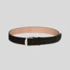 7 For All Mankind Classic Suede Belt In Black 2 7 For All Mankind Classic Suede Belt In Black -Mod Cloth Store 7A655638 BLK 7