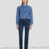 7 For All Mankind B(air) Kimmie Straight In Rinsed Indigo -Mod Cloth Store 7E042C44 INR 1