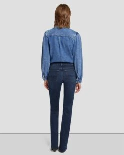 7 For All Mankind B(air) Kimmie Straight In Rinsed Indigo -Mod Cloth Store 7E042C44 INR 4