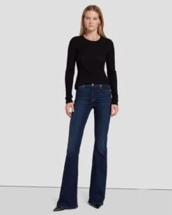 New Arrival 21 7 For All Mankind Slim Illusion High Waist Ali In Tried & True
