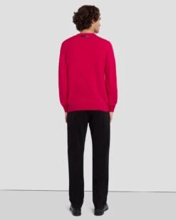 7 For All Mankind Cashmere Crew Sweater In Raspberry 11 7 For All Mankind Cashmere Crew Sweater In Raspberry -Mod Cloth Store 7M001209 RBR 4