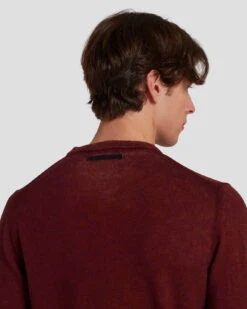 7 For All Mankind Merino Wool Sweater In Mulberry -Mod Cloth Store 7M001M16 MYB 3