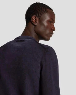 7 For All Mankind Merino Wool Sweater In Navy -Mod Cloth Store 7M001M16 NVB 3