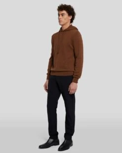 7 For All Mankind Cashmere Hoodie In Dapper Tan -Mod Cloth Store 7M209209 DPT 1