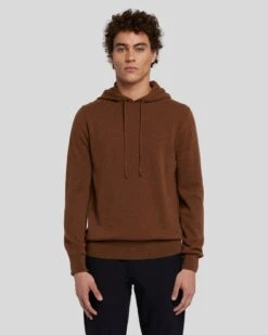 7 For All Mankind Cashmere Hoodie In Dapper Tan -Mod Cloth Store 7M209209 DPT 2