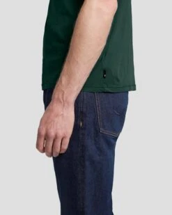 7 For All Mankind Featherweight Tee In Hunter Green -Mod Cloth Store 7M211P11 HUG 5