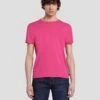 7 For All Mankind Featherweight Tee In Raspberry -Mod Cloth Store 7M211P11 RBR 1