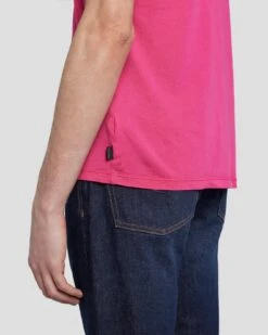 7 For All Mankind Featherweight Tee In Raspberry -Mod Cloth Store 7M211P11 RBR 5