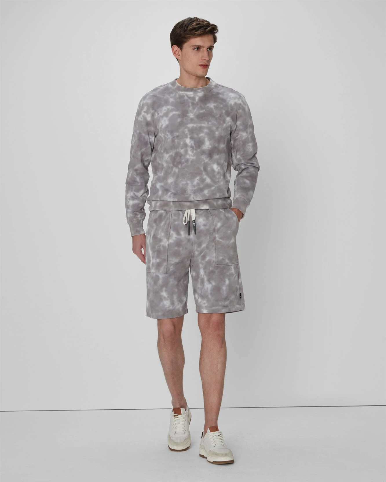 7 For All Mankind Cloud Dye Short In Storm 3 7 For All Mankind Cloud Dye Short In Storm