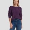 7 For All Mankind Cross Back Sweater In Violet -Mod Cloth Store 7N131F52 VIM 1