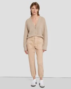 7 For All Mankind Darted Boyfriend Jogger In Coated Camel 13 7 For All Mankind Darted Boyfriend Jogger In Coated Camel -Mod Cloth Store 7N732752 KML 6
