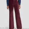 7 For All Mankind Modern Dojo Velvet Trouser In Winetasting -Mod Cloth Store 7N824F38 WNT 2