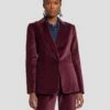 7 For All Mankind Velvet Blazer In Winetasting -Mod Cloth Store 7N947F38 WNT 1