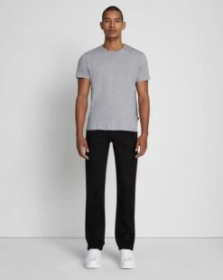 7 For All Mankind Luxe Performance Plus Slimmy In Black -Mod Cloth Store 7T002V60 BLK 1