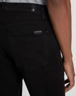 7 For All Mankind Luxe Performance Plus Slimmy In Black -Mod Cloth Store 7T002V60 BLK 3