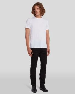 7 For All Mankind Luxe Performance Plus Slimmy In Black -Mod Cloth Store 7T002V60 BLK 6