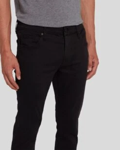 7 For All Mankind Luxe Performance Plus Paxtyn In Black -Mod Cloth Store 7T010V60 BLK 3