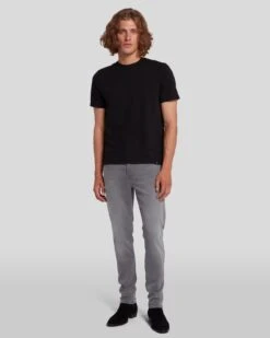 7 For All Mankind Luxe Performance Plus Slimmy Tapered In Grey