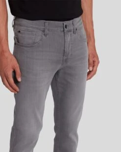 7 For All Mankind Luxe Performance Plus Slimmy Tapered In Grey -Mod Cloth Store 7T028A24 GRY 3