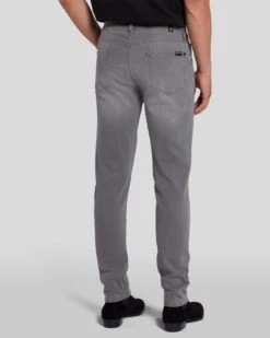 7 For All Mankind Luxe Performance Plus Slimmy Tapered In Grey -Mod Cloth Store 7T028A24 GRY 4
