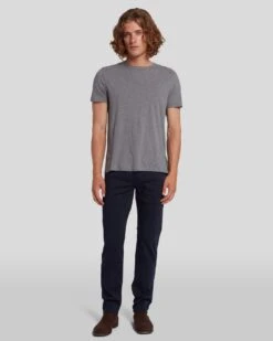 7 For All Mankind Luxe Performance Plus Slimmy In Navy -Mod Cloth Store 7T036V60 EBL 1