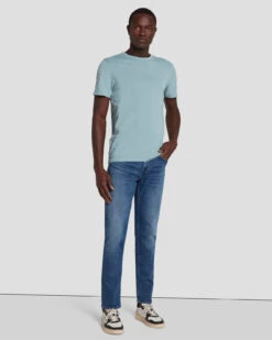 7 For All Mankind EarthKind Stretch Tek Slimmy Tapered In Maze