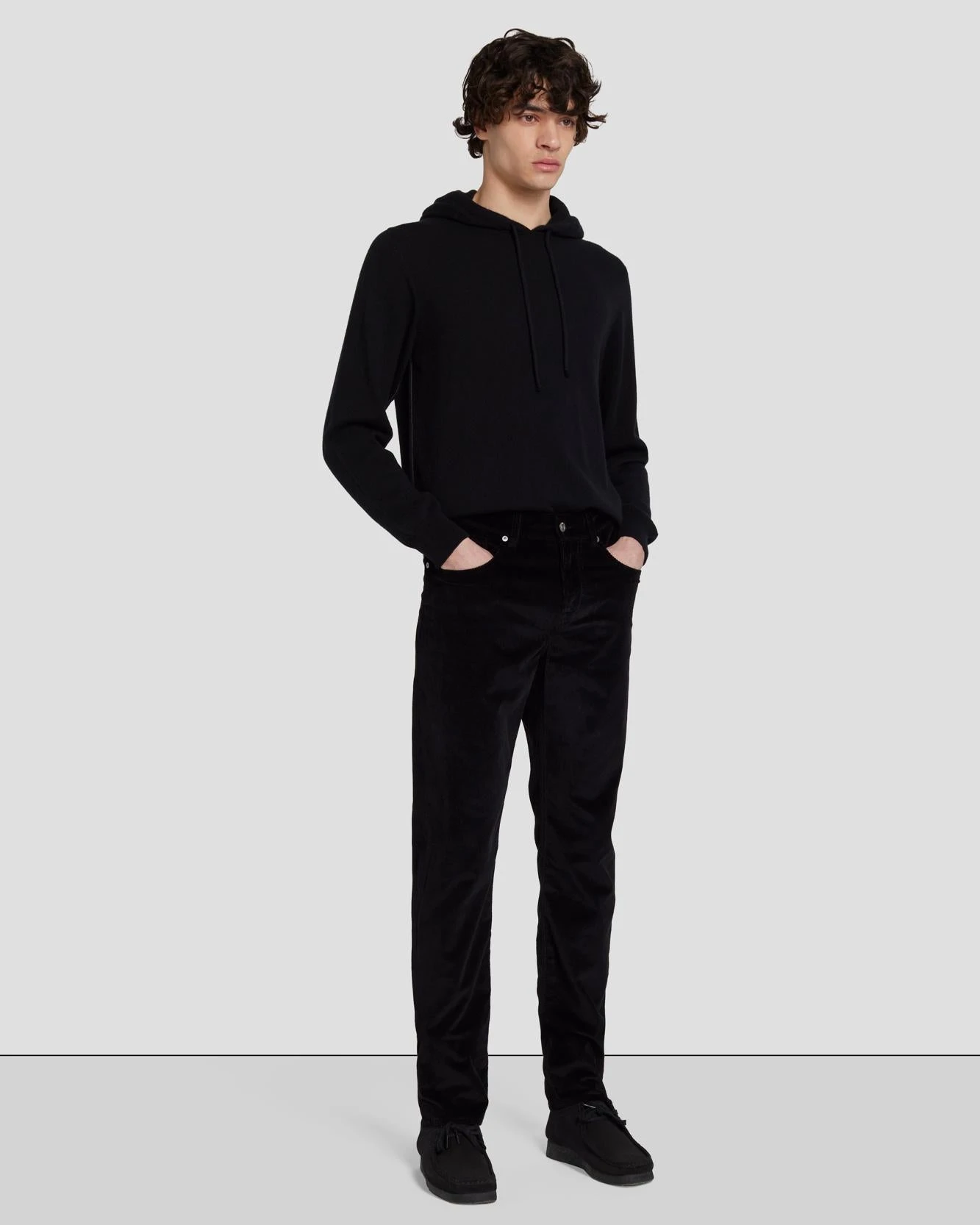 7 For All Mankind Corduroy Slimmy Tapered In Black 5 7 For All Mankind Corduroy Slimmy Tapered In Black - Image 3