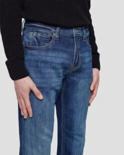 7 For All Mankind Airweft Straight Squiggle In Ironwood -Mod Cloth Store 7T40083L IRW 3