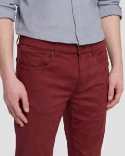 7 For All Mankind Luxe Performance Slimmy In Mulberry -Mod Cloth Store 7T511V60 MBY 5