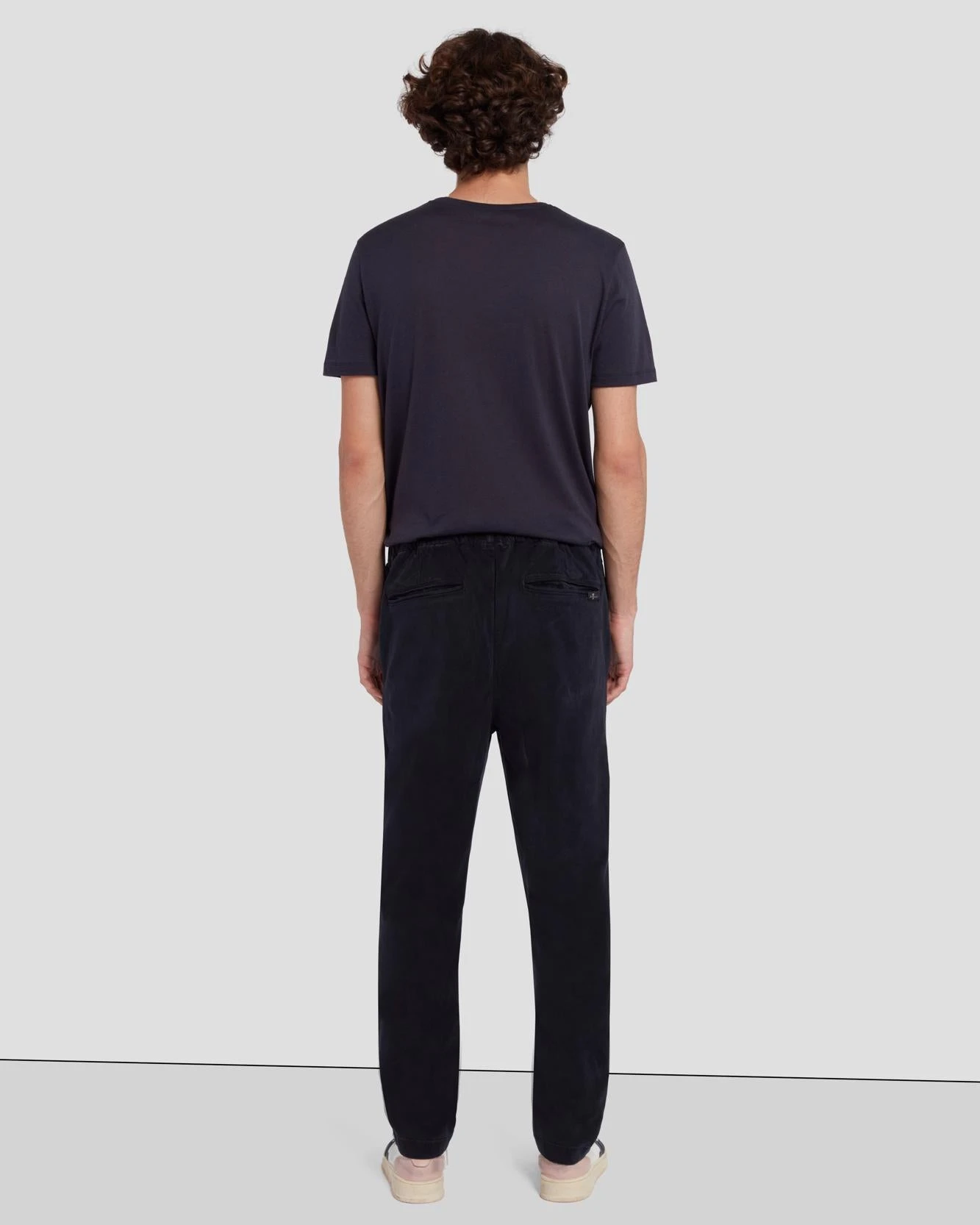 7 For All Mankind Warm Twill Jogger In Navy 6 7 For All Mankind Warm Twill Jogger In Navy - Image 4