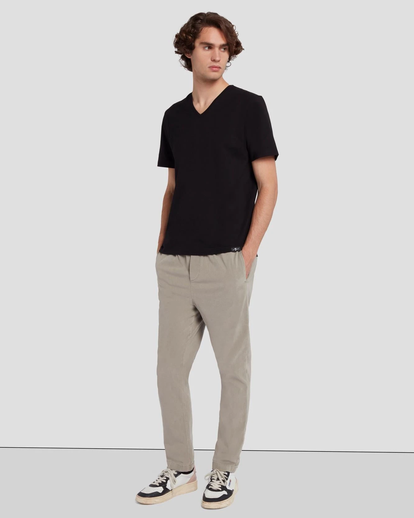 7 For All Mankind Warm Twill Jogger In Light Grey 8 7 For All Mankind Warm Twill Jogger In Light Grey - Image 6