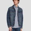 7 For All Mankind Perfect Trucker Jacket In Depart 1 7 For All Mankind Perfect Trucker Jacket In Depart -Mod Cloth Store 7T924C10 DT2 1