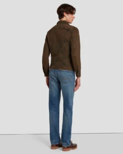 7 For All Mankind Perfect Trucker Jacket In Figure Out -Mod Cloth Store 7T924C10 FGO 4