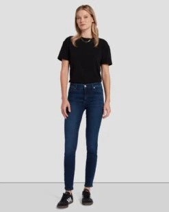New Arrival 13 7 For All Mankind Slim Illusion High Waist Skinny In Legendary